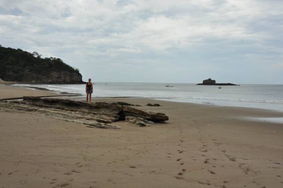 Praia Marseille em San Juan del Sur, na Nicarágua